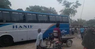 দিনাজপুরে নানার বাড়ি বেড়াতে এসে বাসচাপায় শিশুর মৃত্যু